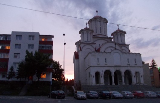 apus de soare in cartier